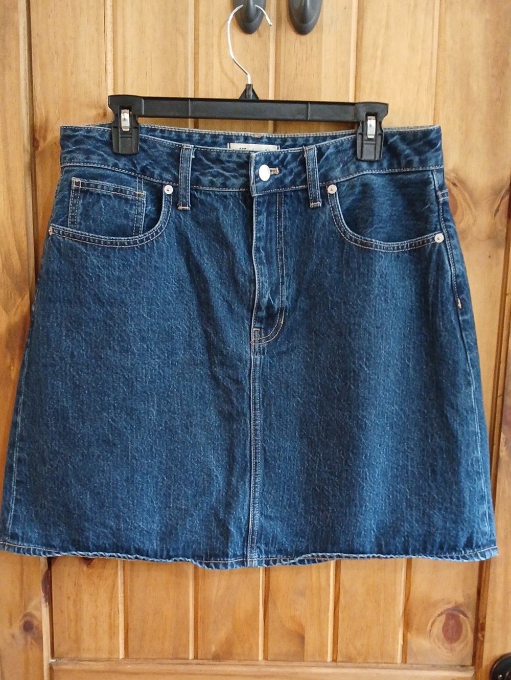 Madewell Rigid Denim A Line Skirt - 29